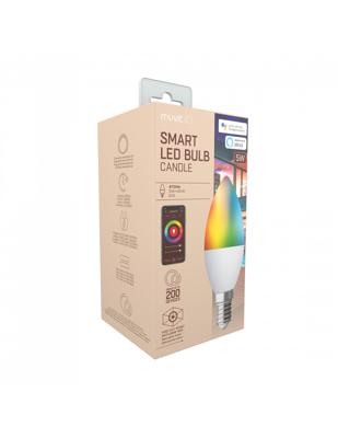 Smart Gloeilamp Muvit MIOBULB006 Wit Warm wit RGB F 5 W E14 450 lm (2700 K) (6500 K)