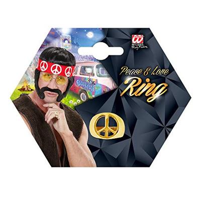 Peace and Love rind goud