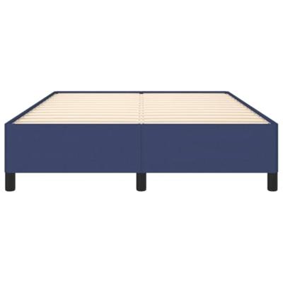 Bedframe zonder matras stof blauw 140x190 cm