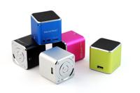Mini-luidspreker Technaxx MusicMan Mini AUX, SD, USB Blauw - thumbnail