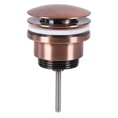 Differnz Differnz pop up afvoerplug design voor fontein - rood koper Differnz Differnz pop up afvoerplug design voor fontein - rood koper