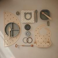 MUSHIE Silicone Vakkenbord grijs - thumbnail