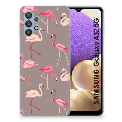 Samsung Galaxy A32 5G | TPU Hoesje | Flamingo Samsung Galaxy A32 5G | TPU Hoesje | Flamingo