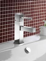 Hotbath Bloke wastafelmengkraan 18cm met stickhendel chroom - thumbnail