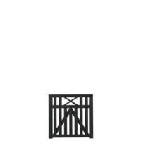 Zwart Houten Tuinpoort Vinesse 100 x 98 CM - thumbnail