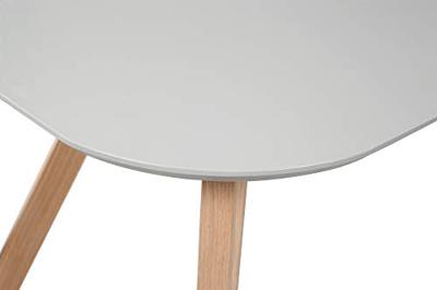 Artistiq Ovale Eettafel 'Ravi' 120 x 80cm, kleur Grijs