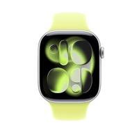 Apple Watch Band - Sportbandje - 46 mm - Neongeel - M/L - thumbnail