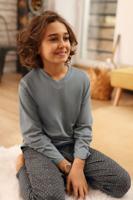 Grijze jongens pyjama van Comtessa - thumbnail