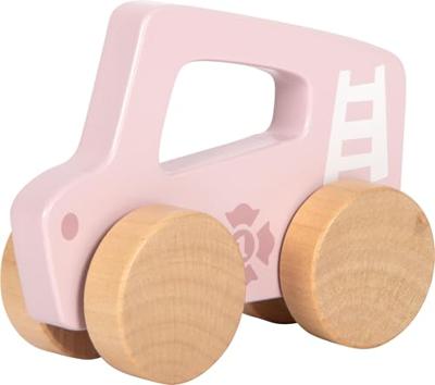 Small Foot - houten duwautootje roze