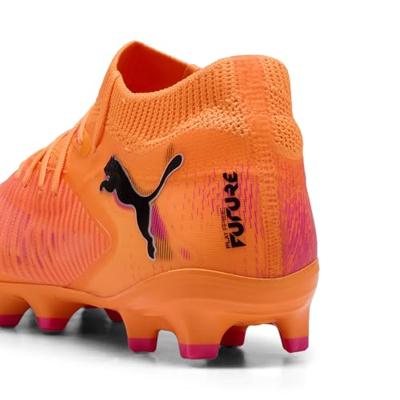 PUMA Future 8 Pro Gras / Kunstgras Voetbalschoenen (MG) Kids Oranje Roze Zwart