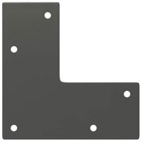 Haarnadelpoten voor Salontafel 4 st 10 cm massief staal antracietkleurig - thumbnail