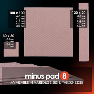 Thermal Grizzly Minus Pad 8 - 120x 20x 1.5 mm - 2 pcs Thermal Grizzly Minus Pad 8 - 120x 20x 1.5 mm - 2 pcs