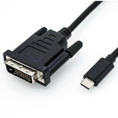 ROLINE USB type C - DVI adapterkabel, M/M, 1 m ROLINE USB type C - DVI adapterkabel, M/M, 1 m