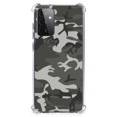 Samsung Galaxy A72 4G/5G Doorzichtige Silicone Hoesje Army Light Samsung Galaxy A72 4G/5G Doorzichtige Silicone Hoesje Army Light