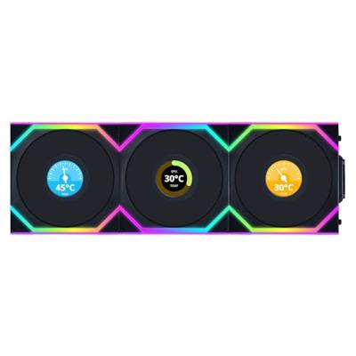 Lian Li Lian Li UNI FAN SL Wireless LCD Lüfter, ARGB, PWM, 3er-Pack inkl. Controller PC-ventilator Zwart (b x h x d) 120 x 124.5 x 28 mm Lian Li Lian Li UNI FAN SL Wireless LCD Lüfter, ARGB, PWM, 3er-Pack inkl. Controller PC-ventilator Zwart (b x h x d) 120 x 124.5 x 28 mm