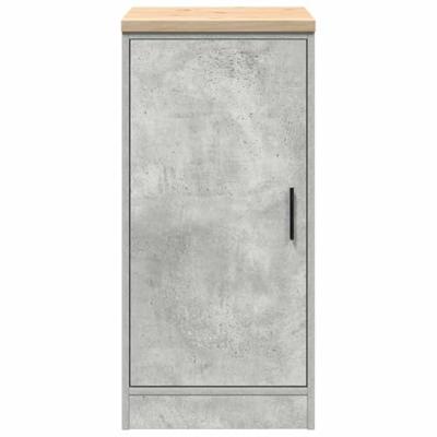 Garagekast 40x51x85 cm massief grenenhout betongrijs Garagekast 40x51x85 cm massief grenenhout betongrijs