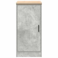 Garagekast 40x51x85 cm massief grenenhout betongrijs - thumbnail