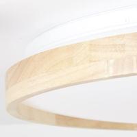 Brilliant PlafondlampAlson Ø 49,5cm wit met hout - G99787/75 - thumbnail