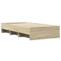 Bedframe zonder matras hout sonoma eikenkleurig 90x190 cm - thumbnail