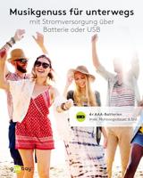 Goobay 95122 Stereo luidspreker, 6 W, voor tv, pc, mobiele telefoon, Mac en laptop, USB soundbar, 2 x 3 W, geluidssysteem met digitale versterker en subwoofer membraan, wit - thumbnail