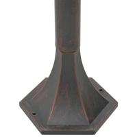 Paalverlichting voor tuin E27 110 cm aluminium brons 6 st - thumbnail