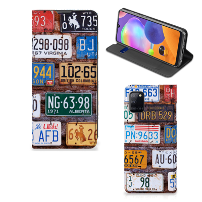 Samsung Galaxy A31 Stand Case Kentekenplaten Samsung Galaxy A31 Stand Case Kentekenplaten