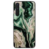OnePlus Nord hoesje - Green waves - thumbnail