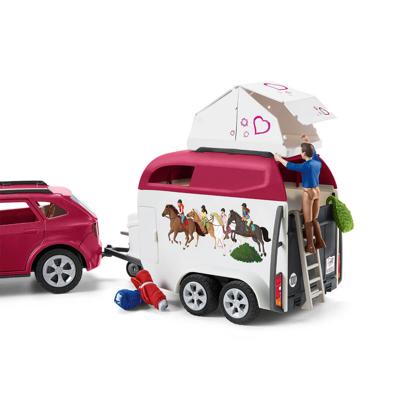 schleich HORSE CLUB avontuur met auto en paardentrailer 42535