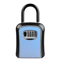 Auto wachtwoord lock opbergdoos veiligheid Box Hook installatie-Gratis veiligheid box (blauw) - thumbnail