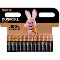Duracell Plus AAA-batterijen (12 stuks) - 1,5V-alkaline batterijen - Tot 100% extra levensduur -Betrouwbaar voor dagelijks gebruikte apparaten- 0% plastic verpakking - 10 jaar te bewaren - LR03 MN2400 - thumbnail