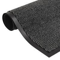 VidaXL Deurmat getuft 60x150 cm antracietkleurig - thumbnail