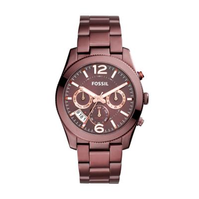 Fossil horlogeband ES4110 Staal Paars 20mm