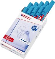 Viltstift edding 385 flipover penseel lichtblauw | 10 stuks - thumbnail