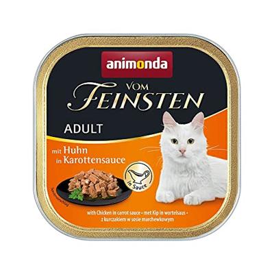 ANIMONDA Vom Feinsten Adult Chicken in carrot sauce - nat kattenvoer - 100g