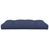 VidaXL Palletkussen 120x80x12 cm stof marineblauw - thumbnail
