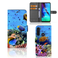 Motorola Moto G Pro | Telefoonhoesje | Met pasjeshouder | Vissen - thumbnail