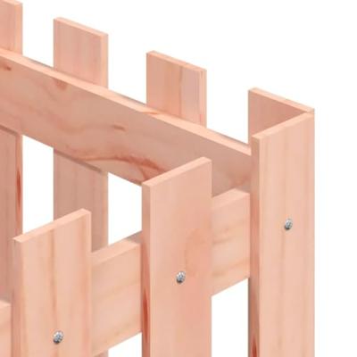 VidaXL Plantenbak met hekontwerp 40x40x40 cm massief douglashout