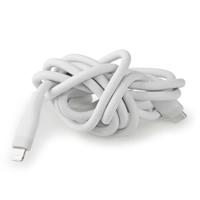 Nedis Lightning Kabel | USB 2.0 | Apple Lightning 8-Pins | USB-C Male | 480 Mbps | Vernikkeld | 1.50 m | Rond | Silicone | Wit | Doos - CCGB39800WT15 - thumbnail