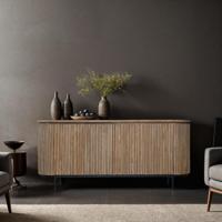 Livingfurn Dressoir 'Lausanne' Teakhout, 180cm - thumbnail