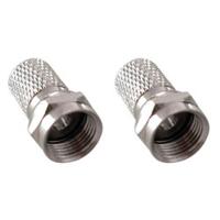 F-Connector Weersbestendig RG6 Male Zilver - thumbnail