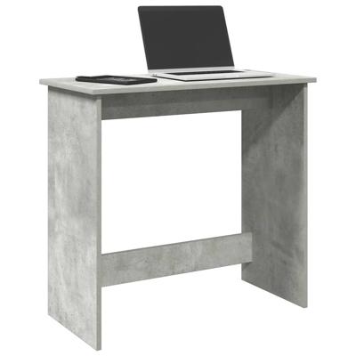 Bureau 80x40x75 cm bewerkt hout betongrijs Bureau 80x40x75 cm bewerkt hout betongrijs