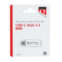 USB-stick Quantore USB-C 128GB 3.1 zilver - thumbnail
