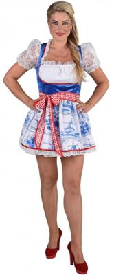 Delfts blauw sexy Holland jurk