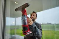 Einhell Brillianto Power X-Change Raamreiniger Rood, Zwart Aantal meegeleverde accus: 0 - thumbnail