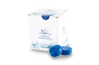 24 StarBlueDisc Toiletblokjes Blauw Jaarverpakking (geschikt voor Geberit Toiletblokhouder) - thumbnail