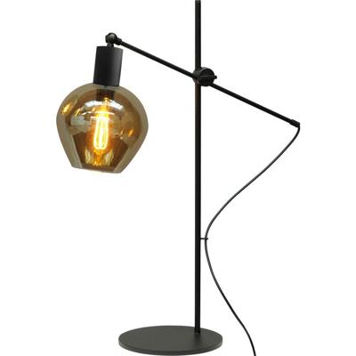 Masterlight Tafellamp zwartBounty met blackline glas - 4471-05-05-3