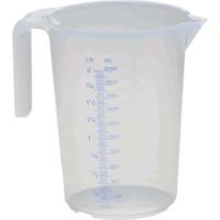 Südpfalzwerkstatt maatbeker measuring cup 2 scales 1l transparent, stackable - thumbnail