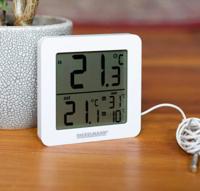 Fackelmann Tecno draadl. digitaal weerstation, klok en usb wit - thumbnail