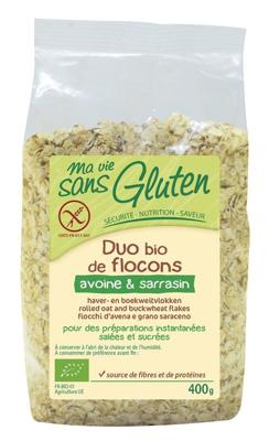 Ma Vie Sans Haver en boekweit vlokken glutenvrij bio 400 Gram