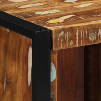 Nachtkastjes 2st 40x35x40cm massief gerecycled hout meerkleurig - thumbnail